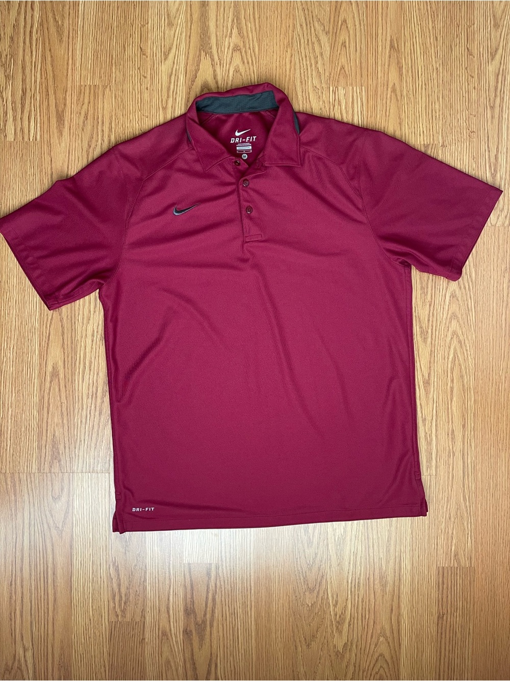 Nike Men’s Maroon Dri-FIT Polo Shirt golf athlesuire